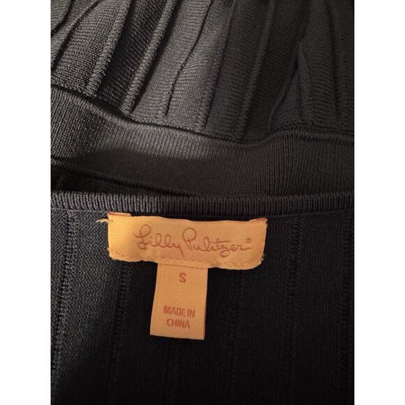 Lilly Pulitzer Brandi High Tide Dress S Small Blue Stretch 3/4 Sleeve $198 - Picture 13 of 16